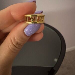 Gold Tiffany & Co Atlas Ring